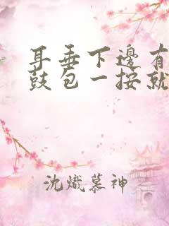 耳垂下边有个小鼓包一按就疼