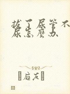 拔了尿管不能排尿怎么办