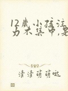 12岁小孩注意力不集中,是缺少什么?