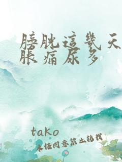 膀胱这几天有点胀痛尿多