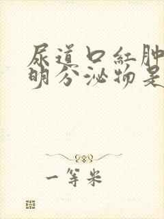 尿道口红肿有透明分泌物是什么病