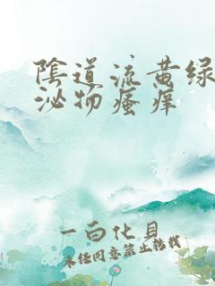 阴道流黄绿色分泌物瘙痒