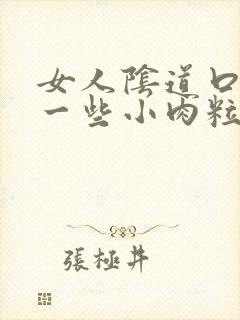 女人阴道口长了一些小肉粒