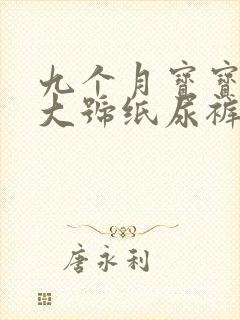 九个月宝宝用多大号纸尿裤