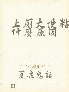 上厕大便粘马桶什么原因