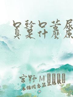 口干口苦尿黄又臭是什么原因