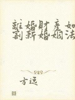 离婚财产如何分割新婚姻法2025年一方出轨