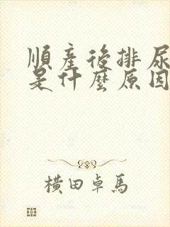 顺产后排尿困难是什么原因