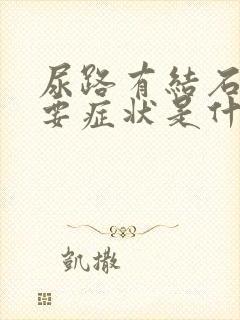 尿路有结石的主要症状是什么