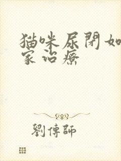 猫咪尿闭如何在家治疗