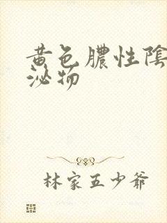 黄色脓性阴道分泌物