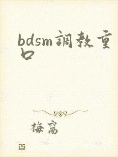 bdsm调教重口