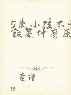 5岁小孩不爱吃饭是什么原因造成的呢