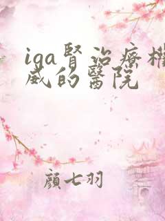 iga肾治疗权威的医院