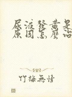 尿液发黄是什么原因怎么治疗