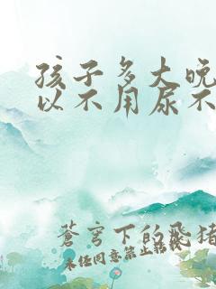 孩子多大晚上可以不用尿不湿