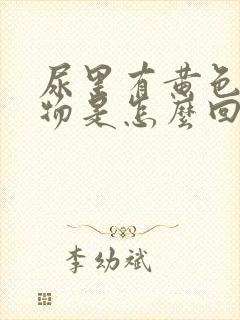 尿里有黄色分泌物是怎么回事