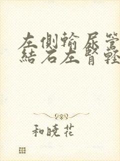 左侧输尿管下段结石左肾轻度积水