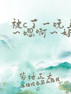 被c了一晚上啊～嗯啊～好硬好湿小说