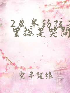 2岁半的孩子夜里总是哭闹怎么回事