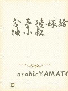 分手后嫁给渣男他小叔