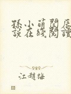 孙小萌闫辰的小说在线阅读全文下载