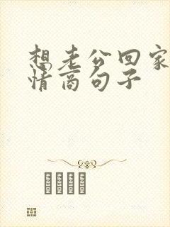 想老公回家的高情商句子