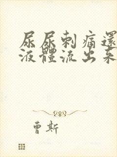 尿尿刺痛还有黄液体流出来怎么回事