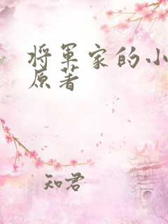 将军家的小娘子原著