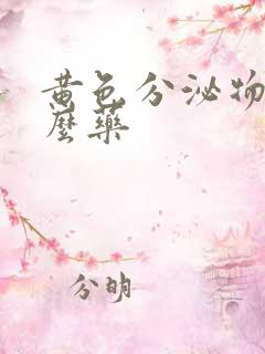 黄色分泌物用什么药