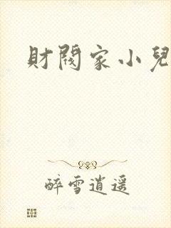财阀家小儿子