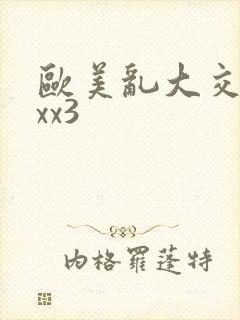 欧美乱大交xxxx3