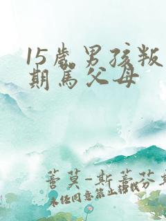 15岁男孩叛逆期骂父母