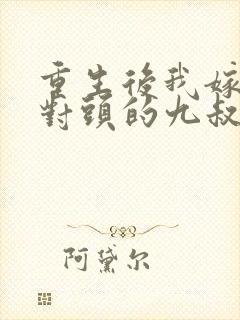 重生后我嫁给死对头的九叔