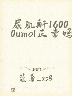 尿肌酐16000umol正常吗