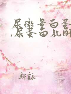 尿微量白蛋白高,尿蛋白肌酐高