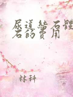 尿道结石体外碎石的费用