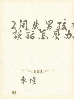 2周岁男孩不会说话怎么办