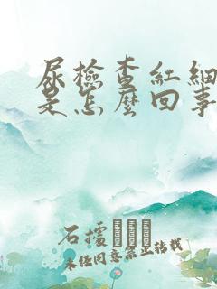 尿检查红细胞高是怎么回事