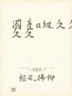 国产a级久久久久久