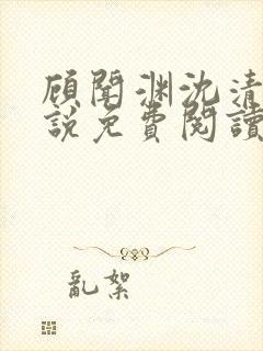 顾闻渊沈清曦小说免费阅读最新章节