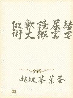 做软镜尿结石手术大概需要多少钱