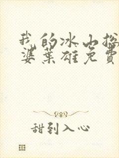 我的冰山总裁老婆叶雄免费阅读