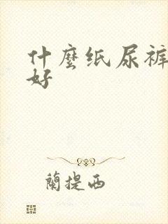 什么纸尿裤比较好