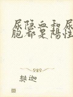 尿隐血和尿白细胞都是阳性