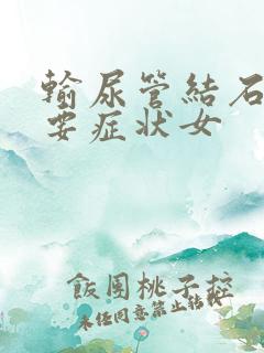 输尿管结石的主要症状女