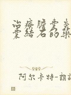 治疗胆囊炎及胆囊结石的药物