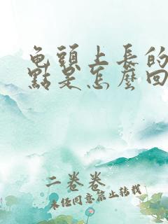 龟头上长的小红点是怎么回事