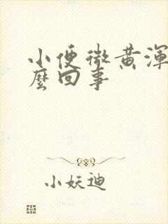 小便微黄浑浊怎么回事