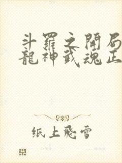 斗罗之开局签到龙神武魂正版阅读